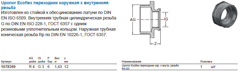 Uponor Wipex муфта